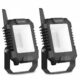 Set 2 proiectoare Smart LED RGB Novostella, BT Mesh, Alexa, Google , 25W, Sincronizare muzica, Exterior IP66 waterproof, Tuya / Smart Life - imagine 2