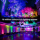 Set 2 proiectoare de podea LED RGB Novostella, Smart, Wifi, Alexa,Google, 20W, Exterior IP66 waterproof - imagine 3