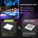 Set 2 proiectoare de podea LED RGB Novostella, Telecomanda, 60W, IP66 Waterproof - imagine 4