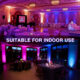 Set 2 proiectoare de podea LED RGB Novostella, Telecomanda, 60W, IP66 Waterproof - imagine 5