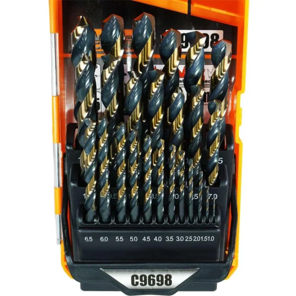 Set 25 burghie pentru metal, HSS, 1-13 mm, Richmann Exclusive - imagine 5