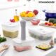 Set 3 recipiente pentru ambalare sub vid cu pompa manuala Vacse Innovagoods - imagine 2