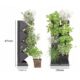 Ghivece decorative de flori, modular, antracit, 4x1 L, set 4 buc, 19.5x11.4x47.5 cm, Mini Cascade - imagine 2