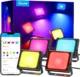 Set 4 proiectoare Govee H7060 RGBICWW LED, Alexa, Google, 24W, Sincronizare muzica, Exterior IP65 waterproof - imagine 4