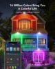 Set 4 proiectoare Govee H7060 RGBICWW LED, Alexa, Google, 24W, Sincronizare muzica, Exterior IP65 waterproof - imagine 5