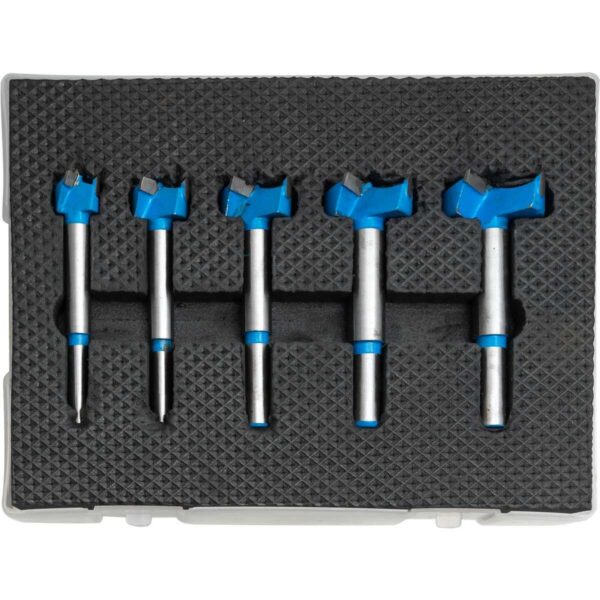 Set 5 burghie pentru lemn, HSS, 15-35 mm, Richmann Exclusive - imagine 5