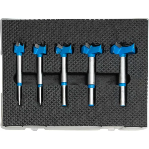 Set 5 burghie pentru lemn, HSS, 15-35 mm, Richmann Exclusive - imagine 6