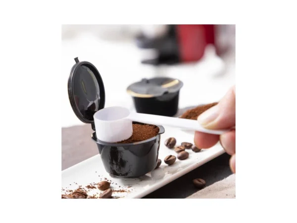 Set Capsule Reutilizabile pentru Cafea Innovagoods Redol – 3 Bucati, Compatibile Dolce Gusto, Include Lingurita si Perie de Curatare - imagine 5