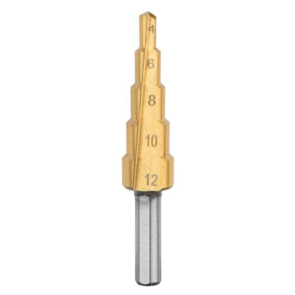 Burghie in trepte, set 7 buc, 4-12.4 mm, Graphite - imagine 5