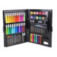 Set complet de Pictura si Desen KIDS PAINTING, roz, 86 de Piese compartimentate in valiza - imagine 11
