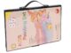 Set complet de Pictura si Desen KIDS PAINTING, roz, 86 de Piese compartimentate in valiza - imagine 12