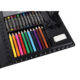 Set complet de Pictura si Desen KIDS PAINTING, roz, 86 de Piese compartimentate in valiza - imagine 8