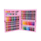 Set creativ pentru desen si pictura, 168 piese, Roz/Multicolor