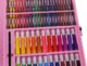 Set creativ pentru desen si pictura, 168 piese, Roz/Multicolor - imagine 11