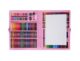Set creativ pentru desen si pictura, 168 piese, Roz/Multicolor - imagine 15