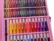 Set creativ pentru desen si pictura, 168 piese, Roz/Multicolor - imagine 16