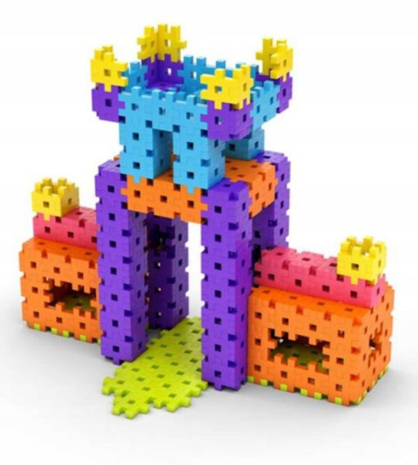 Set de constructie Meli Basic, 600 piese colorate - imagine 6