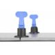 Set tije tip T, pentru nivelare si aliniere a placilor ceramice, 50 buc, 10 mm - imagine 2
