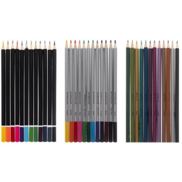 Set desen, schite, cu husa, 72 piese, 21x3.5x30 cm, Malatec - imagine 7