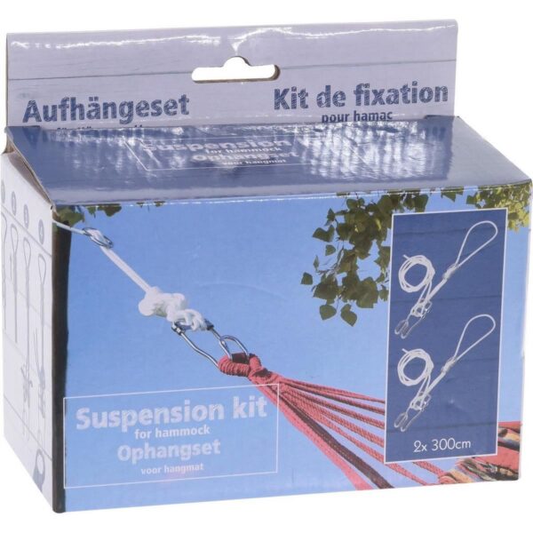 Set fixare hamac, carlige cu funii, rezistenta 120 kg - imagine 3