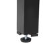 Set mobilier gradina/terasa, negru si stejar, 1 masa, 6 scaune, Abigail - imagine 4