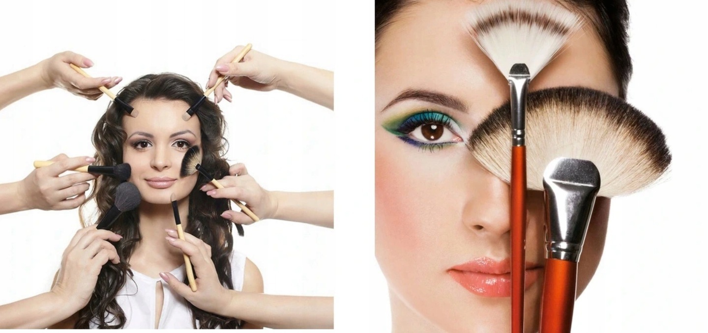 Set pensule machiaj profesional 18 pensule cosmetice Makeup Beauty 6