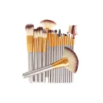 Set pensule machiaj, 18 pensule cosmetice Makeup Beauty