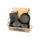 Set pentru gatit cu ceaun, gratar, tigaie, oala, fonta, 6 piese, Perfect Home - imagine 2