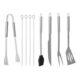Set ustensile pentru gratar 9 accesorii, otel inoxidabil, geanta transport - imagine 3