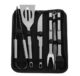 Set ustensile pentru gratar 9 accesorii, otel inoxidabil, geanta transport - imagine 2