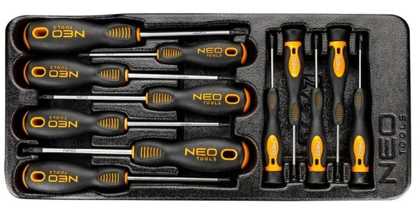Set surubelnite combinate, pentru dulap mobil, 12 piese, NEO - imagine 2