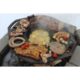 Soba, cu ceaun emailat 30 L, disc fonta 52 cm, burlan, cot, 50x67 cm - imagine 12