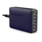 Statie de Incarcare rapida USB cu 6 Porturi, 2.4A / port, 12A max, Tehnologie iSmart, RavPower, Android si iPhone
