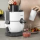 Storcator de fructe si legume Cecotec Extreme Titanium 19000, 650 W, 19000 RPM, 2 viteze, Sistem de siguranta, Recipient suc 500 ml, Alb - imagine 2