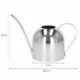 Stropitoare metalica, argintiu, 0.45 L, Springos - imagine 7