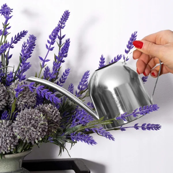 Stropitoare metalica, argintiu, 0.45 L, Springos - imagine 8