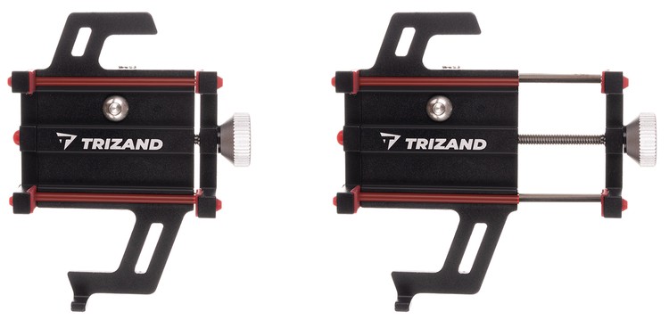 Suport telefon pentru bicicleta universal telefoane de la 54 mm la 100 mm Negru 6