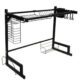 Suport uscator de vase ajustabil din otel inoxidabil, multiple accesorii, 52x65x29 cm - imagine 2