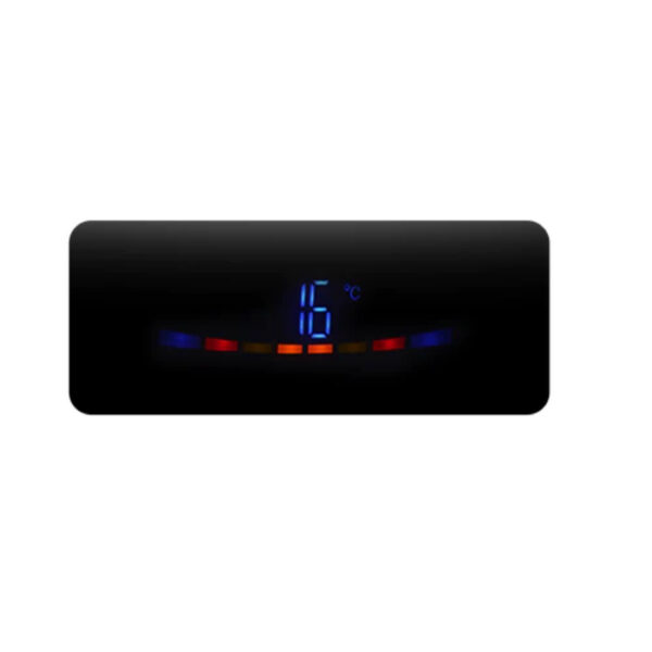 Panou radiant de incalzire cu Infrarosu, 1200W, control WI-FI si telecomanda, Interior-Exterior, display LED, negru - imagine 6