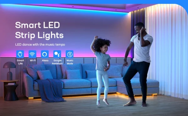 Banda LED Teckin SL07, 10m RGB, Sincronizare Muzica, Smart, Wifi, Smart Life, Telecomanda, Alexa, Google Assistant - imagine 13