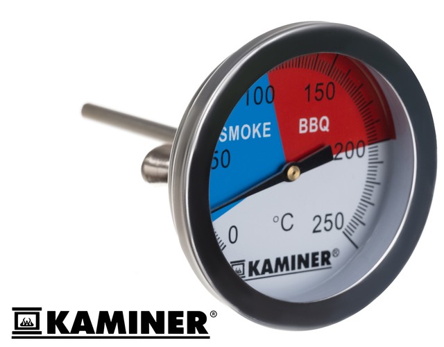 Termometru pentru gratar Smoke BBQ PK006 Kaminer otel 0 250 grade Celsius