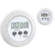 Timer pentru bucatarie afisaj LCD, MT MALATEC, magentic, diametru 6.5 cm, alb - imagine 7
