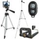 Trepied/suport smartphone, pentru selfie, cu telecomanda, bluetooth, 45-133 cm - imagine 17