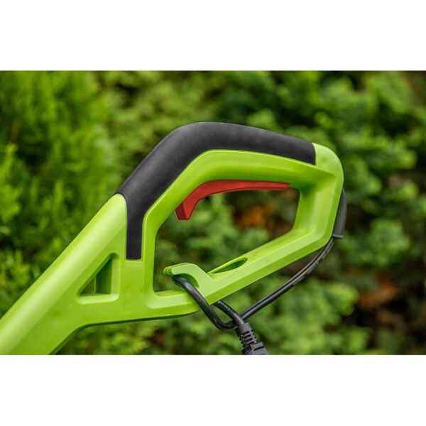 Motocoasa, trimmer, pentru tuns iarba, electric, cu 2 roti, 550 W, 32 cm, Verto - imagine 8