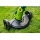 Motocoasa, trimmer, pentru tuns iarba, electric, cu 2 roti, 550 W, 32 cm, Verto - imagine 7
