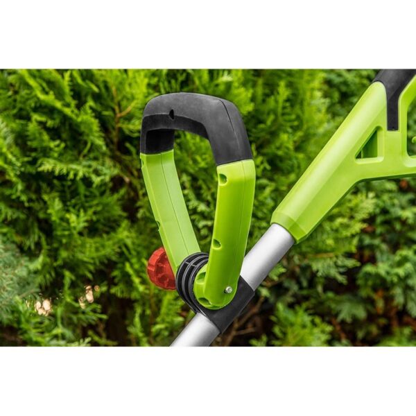 Motocoasa, trimmer, pentru tuns iarba, electric, cu 2 roti, 550 W, 32 cm, Verto - imagine 5