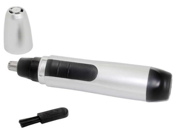 Trimmer pentru nas si urechi, alimentare baterie, argintiu - imagine 3