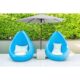 Umbrela gradina/terasa, cu inclinatie, crem, 300 cm - imagine 3