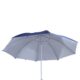 Umbrela plaja/gradina, 2 in 1, albastru si alb, 210 cm - imagine 4