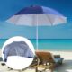 Umbrela plaja/gradina, 2 in 1, albastru si alb, 210 cm - imagine 14
